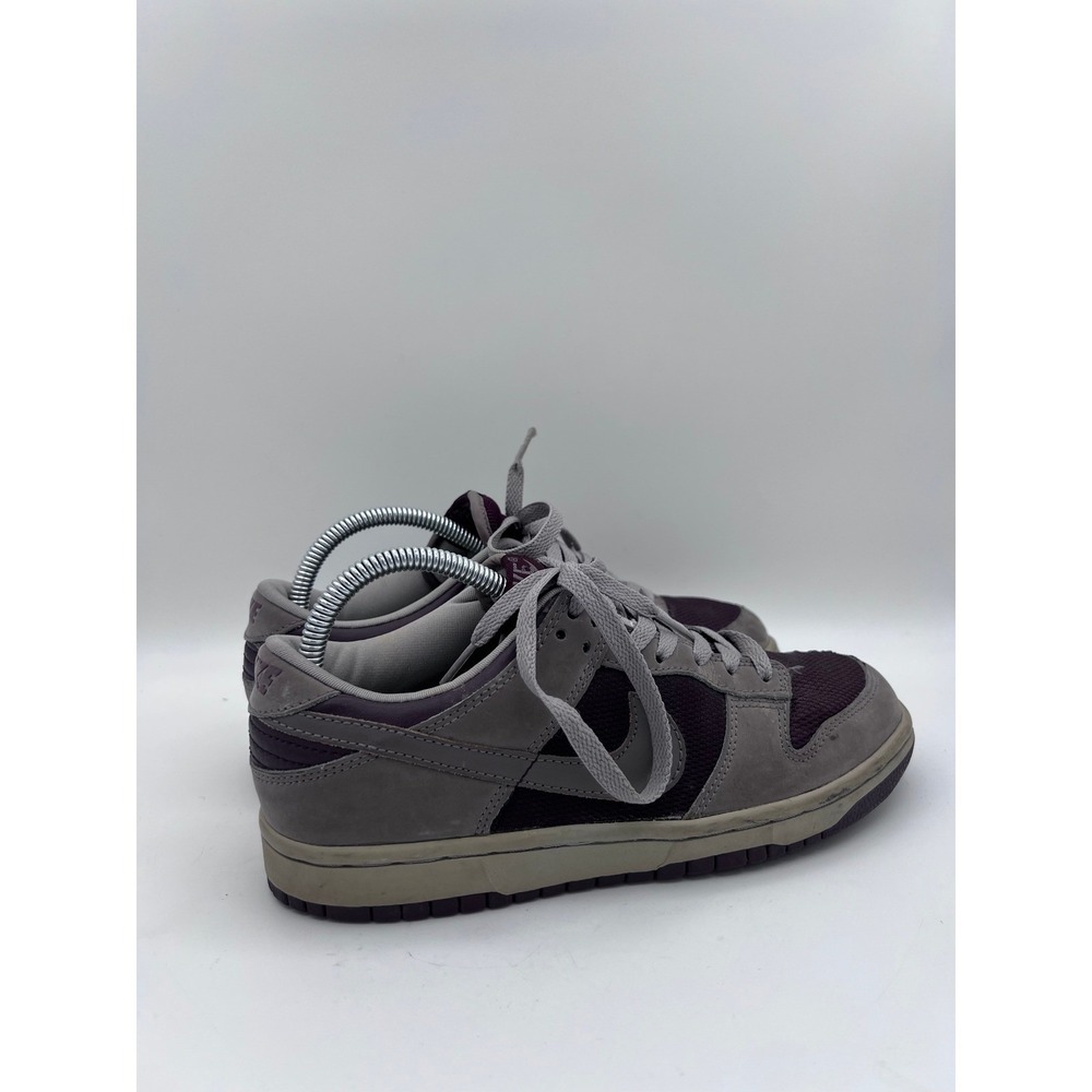 Nike Dunk Low Grey Plum Mesh‎ Nubuck 2003 Vintage Sneakers 302517-221 W 8.5